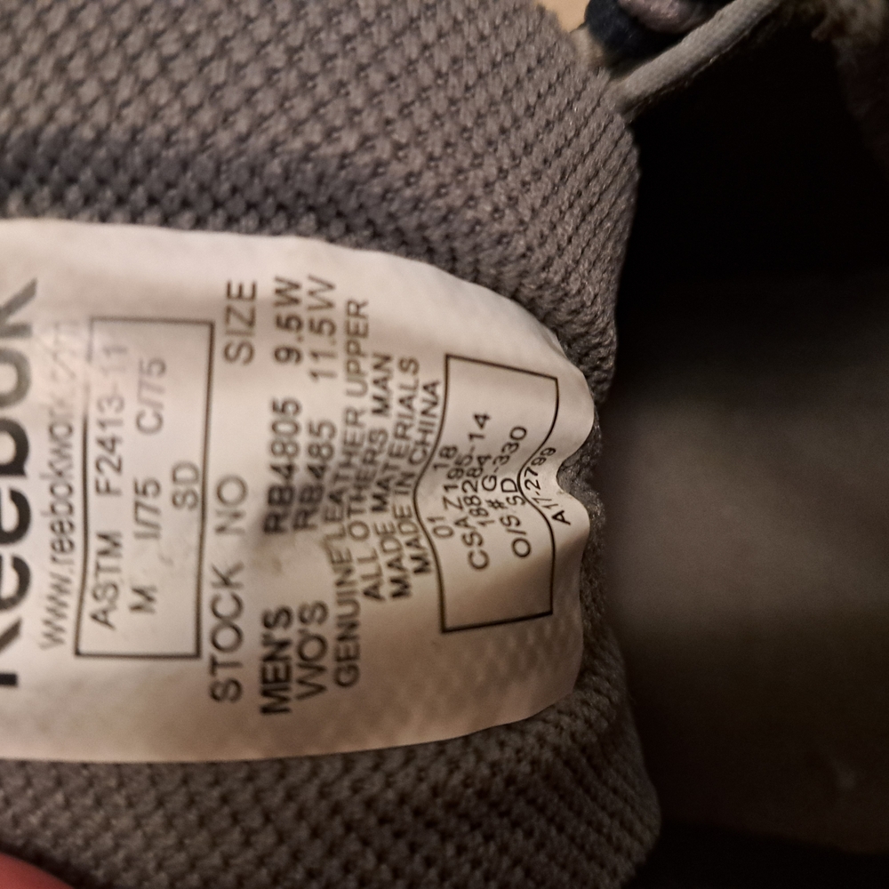 Reebok "Steel Toe" Work Shoe 9.5 - Picture 6 of 10